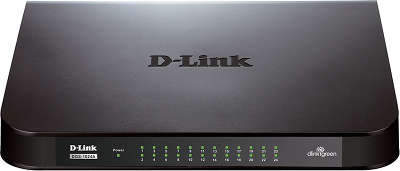 Коммутатор D-Link DGS-1024A/B1A неуправляемый настольный 24x10/100/1000BASE-T