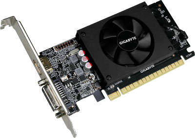 Видеокарта PCI-E NVIDIA GeForce GT 710 2048MB GDDR5 Gigabyte [GV-N710D5-2GL]