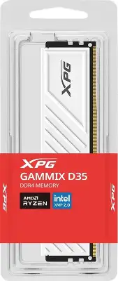 Память DDR4 32GB 3600MHz A-Data AX4U360032G18I-SWHD35 XPG Gammix D35 RTL Gaming PC4-28800 CL18 DIMM 288-pin 1.35В dual rank с радиатором Ret
