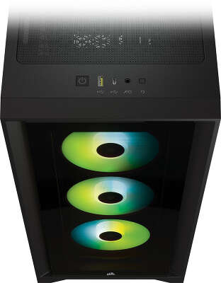 Корпус Corsair iCUE 4000X, черный, ATX, Без БП (CC-9011204-WW)