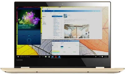 Ноутбук Lenovo YOGA 520-14IKB Gold 14" IPS FHD i7-7500U/8/1000+128SSD/GF 940MX 2GB/WF/BT/CAM/W10 (80X8001YRK)