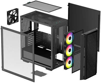 Корпус Deepcool CG540, черный, EATX, Без БП (R-CG540-BKAGE4-G-1)