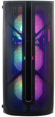 Корпус 1STPLAYER FIREBASE X4, черный, ATX, Без БП (X4-BK-4F1)