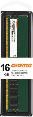 Модуль памяти DDR5 DIMM 16Gb DDR4800 Digma (DGMAD54800016S)