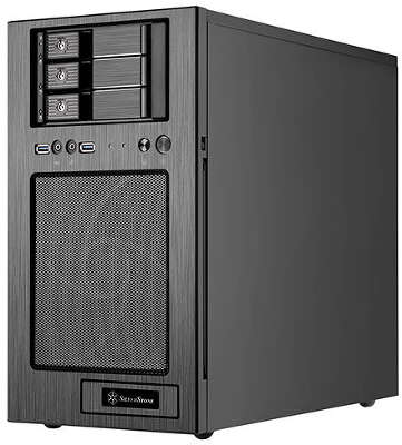 Корпус Silverstone CS330, черный, mATX, Без БП (SST-CS330B)