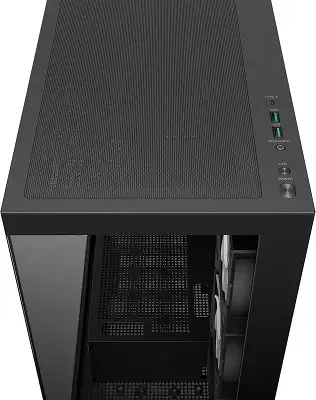 Корпус Deepcool CG580 4F черный без БП ATX 6x120mm 3x140mm 2xUSB3.0 audio bott PSU