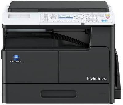 Лазерное многофункциональное устройство Konica Minolta bizhub 225i (МФУ, A3, 22 стр./мин., для работы надо обязательно купить 9967001960, A3VW051)