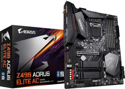 Материнская плата ATX LGA1200 GIGABYTE Z490 AORUS ELITE AC