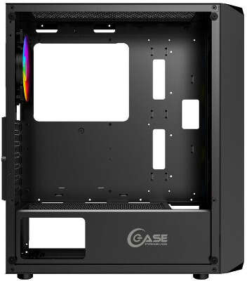 Корпус PowerCase Mistral C4B, черный, ATX, без БП (CMICB-L4)