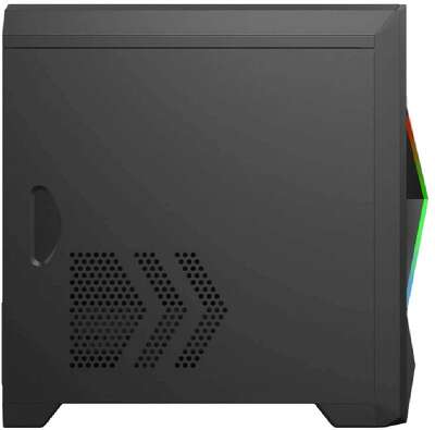 Zircon Корпус Ares без БП (Midi Tower, Micro-ATX, Black, 1*USB3.0+2*USB2.0)