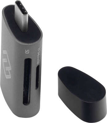 Устройство чтения/записи Digma CR-С2524-G, Type C, серый