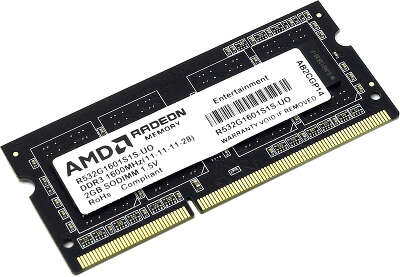 Модуль памяти DDR-III SODIMM 2Gb DDR1600 AMD (R532G1601S1S-UO)