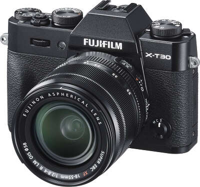 Цифровая фотокамера Fujifilm X-T30 Black kit (XF 18-55 f/2.8-4 R LM OIS)