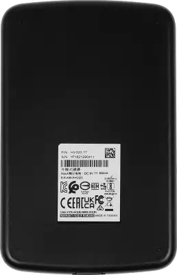 Внешний жесткий диск 1Tb [AHV320-1TU31-CBK] (HDD) ADATA HV320