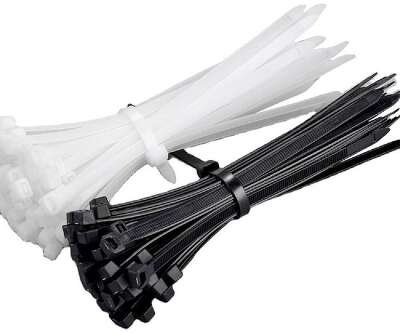 Стяжка (хомут) NEOMAX [NM-TIE-25-200-8-WH] 200х2,5мм, 100шт., цвет белый