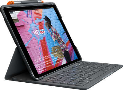 Клавиатура Logitech Keyboard Slim Folio для iPad 10.2", Graphite [920-009652]