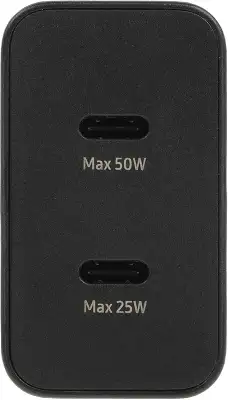 Зарядное устройство Samsung EP-T5020X 50W 2*USB-С, чёрное