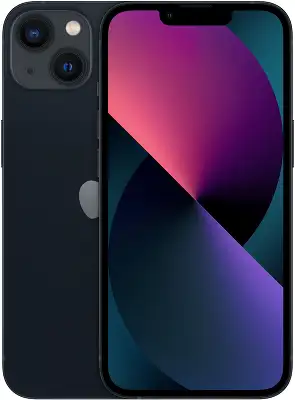 Смартфон Apple A2633 iPhone 13 128Gb 4Gb темная ночь моноблок 3G 4G 1Sim 6.1" 1170x2532 iOS 16 12Mpix 802.11 a/b/g/n/ac/ax NFC GPS GSM900/1800 GSM1900 Protect