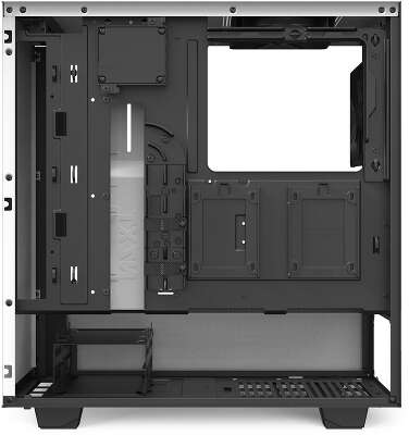 Корпус NZXT H510i White/black, белый/черный, ATX, Без БП (CA-H510I-W1)