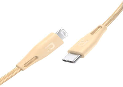 Кабель RAVPower MFI USB-C to Lightning, 2 м, Gold [RP-CB1018]
