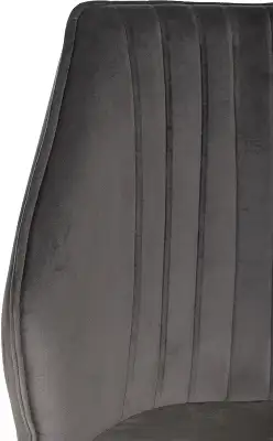 Стул для дома Бюрократ CH-K5_SP с повор.мех. т.серый Holland 18 металл черный на ножках (CH-K5_1/SP/HL18)