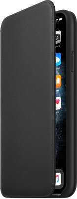Кожаный чехол для iPhone 11 Pro Max Apple Leather Folio, Black [MX082ZM/A]