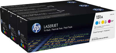 HP LaserJet 131A CYM Tri-Pack (U0SL1AM)