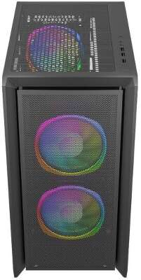 Корпус PowerCase Alisio Micro Z3B ARGB, черный, mATX, без БП (CAMZB-A3)