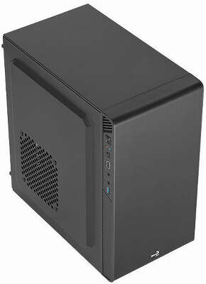 Корпус AeroCool CS-106-S-BK-v1, черный, mATX, Без БП (ACCS-PC13014.11)