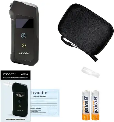 Алкотестер Inspector АТ950 электрохимический черный