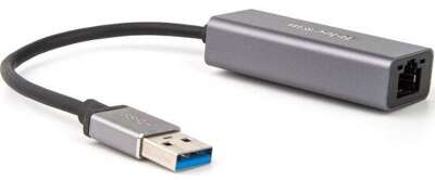 Кабель-переходник USB 3.0 (Am) --> LAN RJ-45 Ethernet 1000 Mbps, Aluminum Shell,Telecom <TU312M>