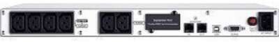CyberPower OR1500ERM1U ИБП {Line-Interactive, 1500VA/900W USB/RS-232/SNMPslot /RJ11/45 (4+2 IEC С13), 6В/9 Ач х 4}