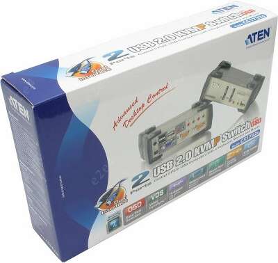 Переключатель консоли (KVM) ATEN (CS1732B-A7-G) 2 Port USB2.0 KVMP Switch with OSD (775060)