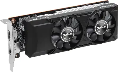 Видеокарта Asrock PCI-E 4.0 A380 LP 6G INTEL ARC A380 6Gb 96bit GDDR6 2000/15500 HDMIx1 DPx1 HDCP Ret low profile