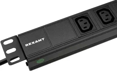 Блок распределения питания Rexant 04-0304-1 гор.размещ. 8xC13 базовые 10A C14 2м