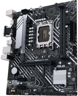 ASUS PRIME B660M-K D4 (Socket 1700, mATX, 2xDDR4(64GB),  VGA/HDMI 2.1, 1xPCIe 4.0x16/2xPCIe 3.0, 1xLAN, 4xSATA 6Gb/s, 2xM.2, 4xUSB 3.2, 2xUSB 2.0, 1xPS/2)