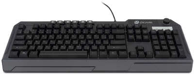 Клавиатура Оклик 715G черный USB Multimedia for gamer LED (1680657)