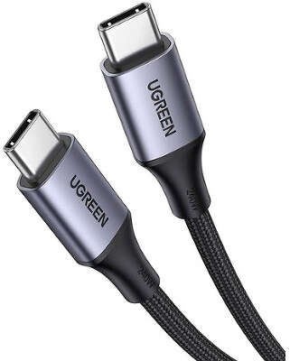 Кабель Ugreen US535 USB-C to USB-C 200W, 2 м, Grey [90440]