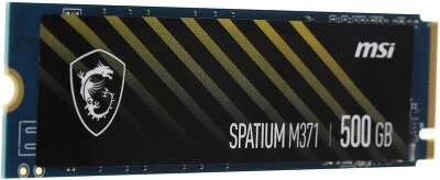 Накопитель SSD MSI 500Gb SPATIUM M371 (M.2 2280, PCI-E Gen3 х4, NVMe, R/W 2200/1150Mb/s, 110TBW, RTL) (S78-440K160-P83)