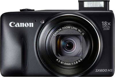 Цифровая фотокамера Canon PowerShot SX600 HS Black