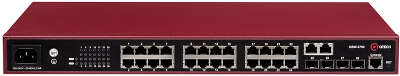 Коммутатор QTech QSW-3750-28T-POE-AC-R QSW-3750-28T-POE-АС-R (L2+) 24x1Гбит/с 4SFP 370W управляемый