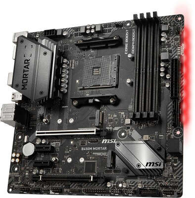 Материнская плата microATX LGAAM4 MSI B450M MORTAR