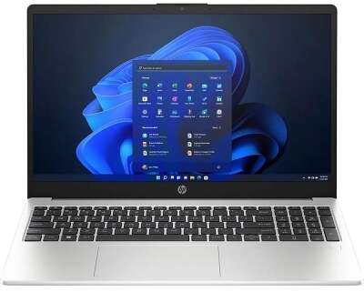 Ноутбук 15.6" IPS FHD HP 256 G10 silver (Core i5 1335U/8Gb/512Gb SSD/VGA int/FP/noOS) (844F9P-CB2B)