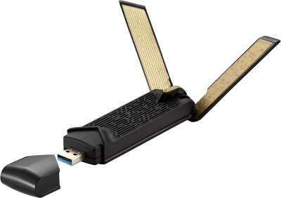 Сетевой адаптер Wi-Fi Asus USB-AX56 AX1800 USB 3.2 (ант.внеш.несъем.) 2ант.