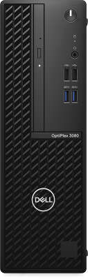 Компьютер Dell OptiPlex 3080 SFF i3 10105/8/256 SSD/Kb+Mouse/W10Pro,черный