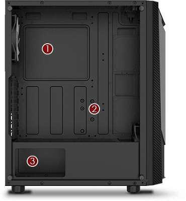 Корпус MSI MAG SHIELD 110R, черный, ATX, Без БП (749941)