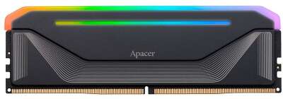 Оперативная память Apacer  DDR5  16GB  6000MHz DIMM NOX RGB Black Gaming Memory CL38 1.35V (Retail) 2048*8  Heat Sink (Retail) 3 years (AH5U16G60C622NBAA-1)