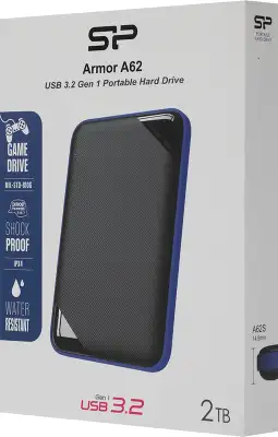 Внешний жесткий диск 2Tb [SP020TBPHD62SS3B] (HDD) Silicon Power Armor A62