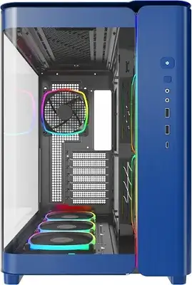 Корпус Montech King 95 Pro голубой без БП ATX 7x120mm 2x140mm 2xUSB3.0 audio bott PSU