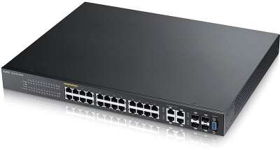 Коммутатор Zyxel GS2210-24HP GS2210-24HP-EU0101F 28G 24PoE+ 375W управляемый